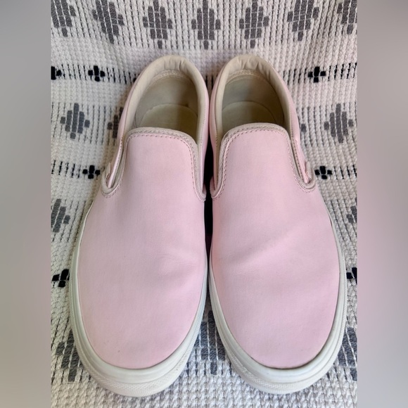 VANS Pink Slip-On Sneakers Women’s Size 10 - Picture 4 of 8
